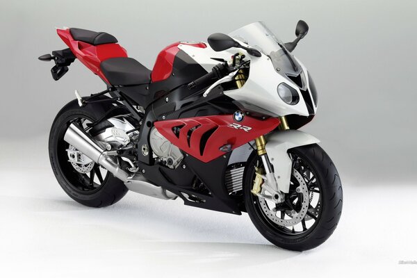 Red sports bike