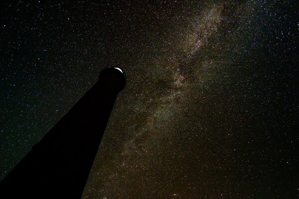 A lonely satellite in space with a few stars