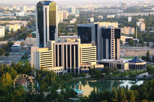 Bâtiments dans la capitale de l Ouzbékistan Tachkent