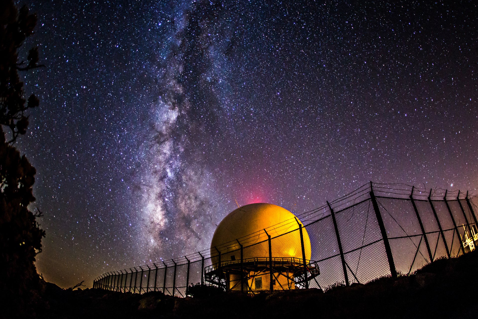 spazio stelle notte via lattea osservatorio