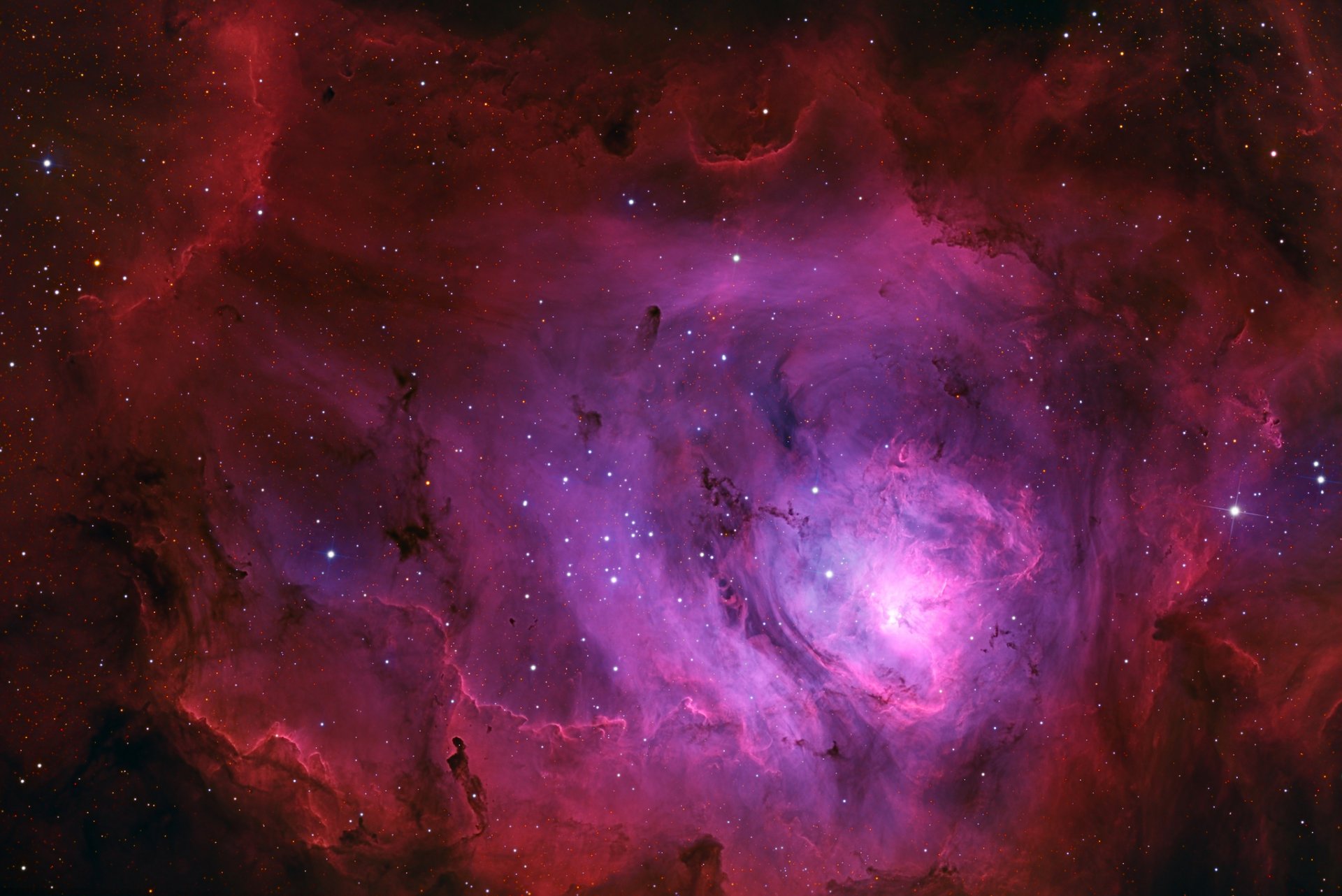 laguna mgławica ngc 6523 konstelacja