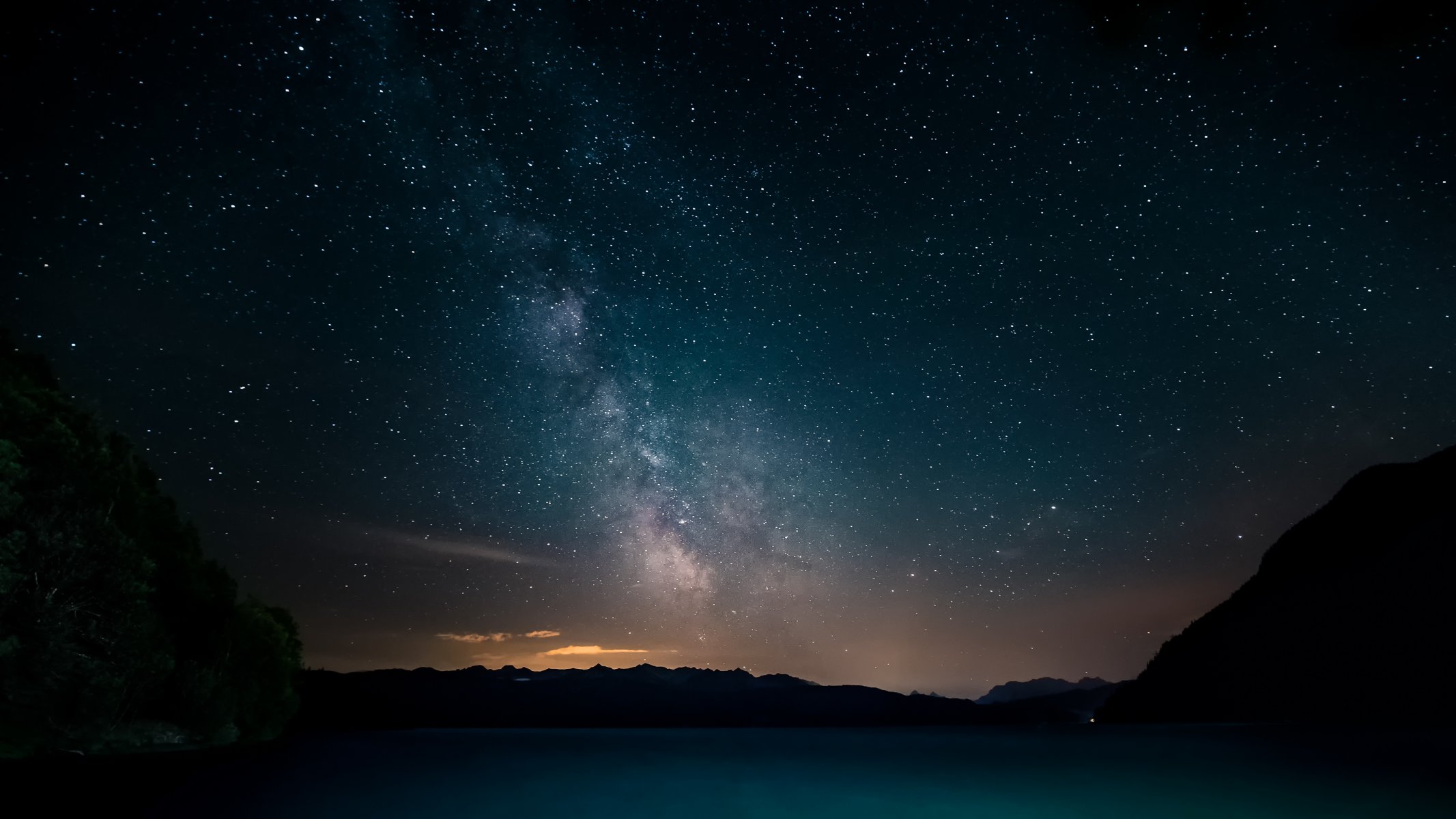 espace étoiles voie lactée nuit panorama