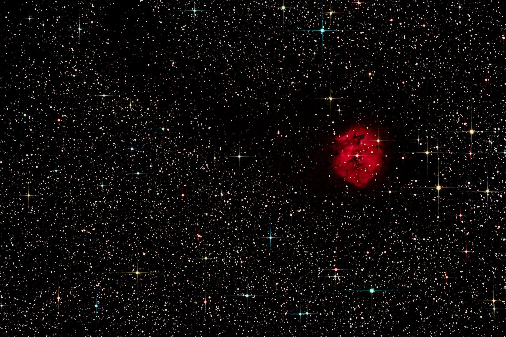 cocoon nebula constellation space