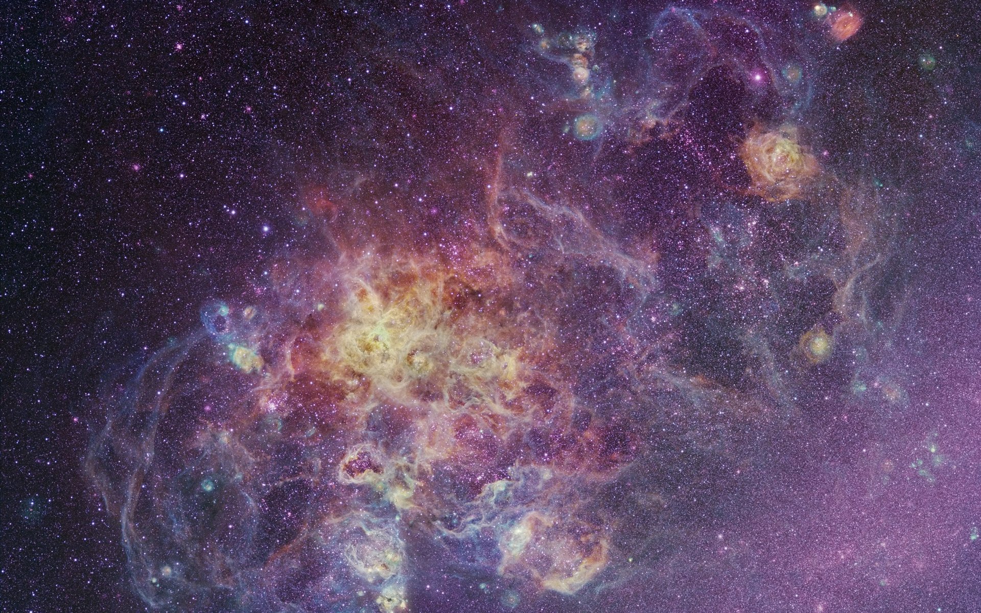 universo galassia costellazioni stelle colori