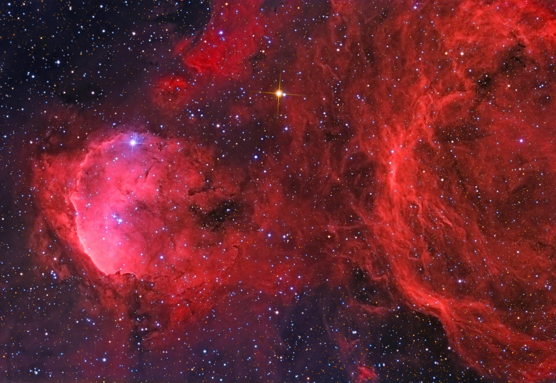 nébuleuse de quille constellation espace univers cosmos