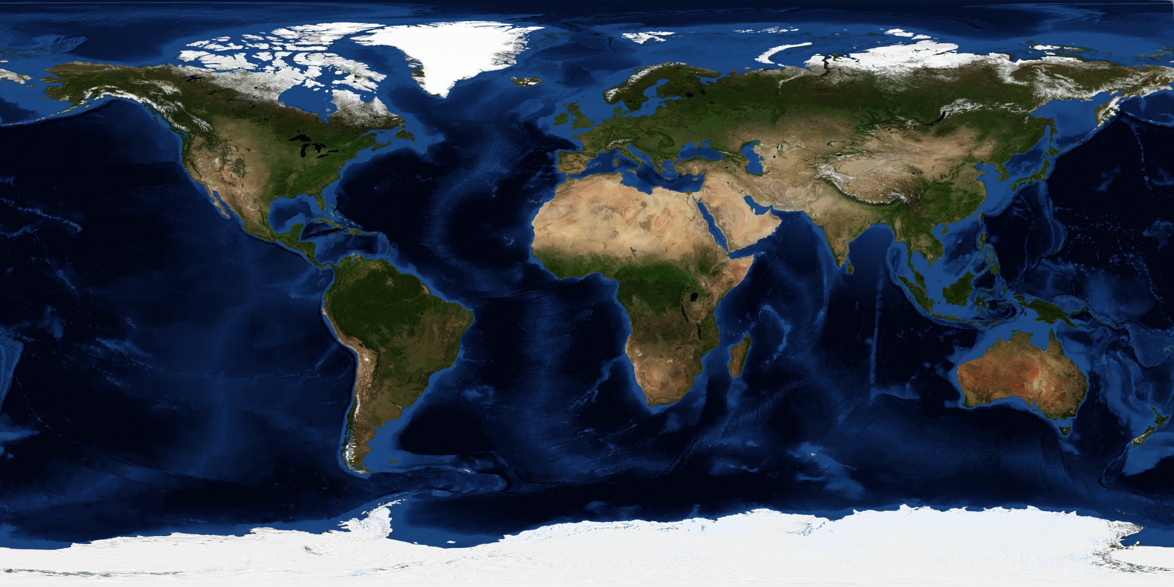 terra pianeta continenti oceani mappa