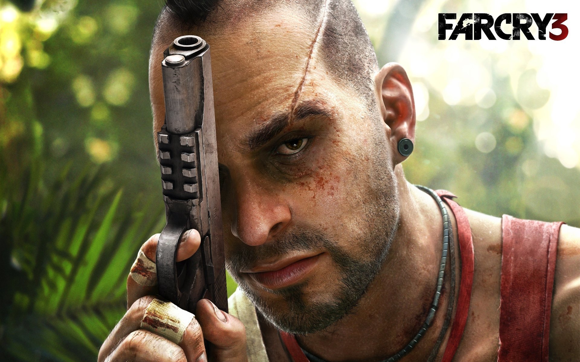 far cry 3 jeu cicatrice vue vaas vaas montenegro pistolet