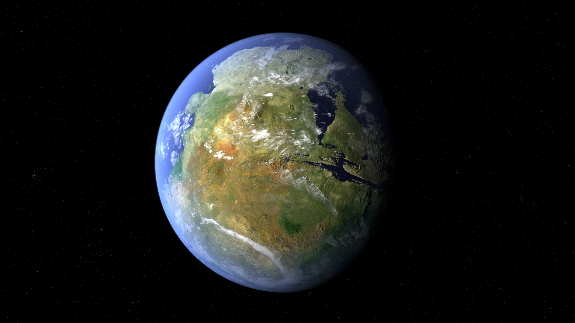 mars powierzchnia planeta kontynent ocean gwiazdy