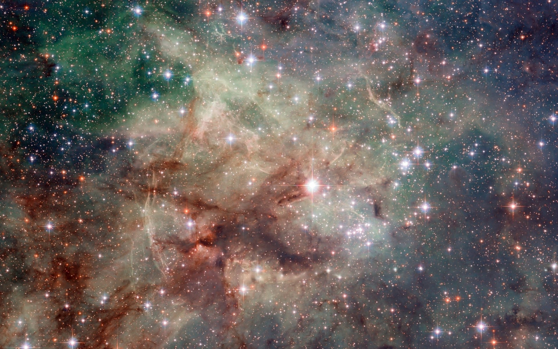 nebulosa de la tarántula espacio