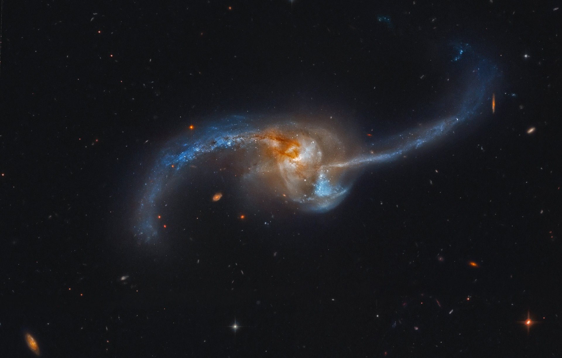 ngc2623 galaxy пространство звезды галактика