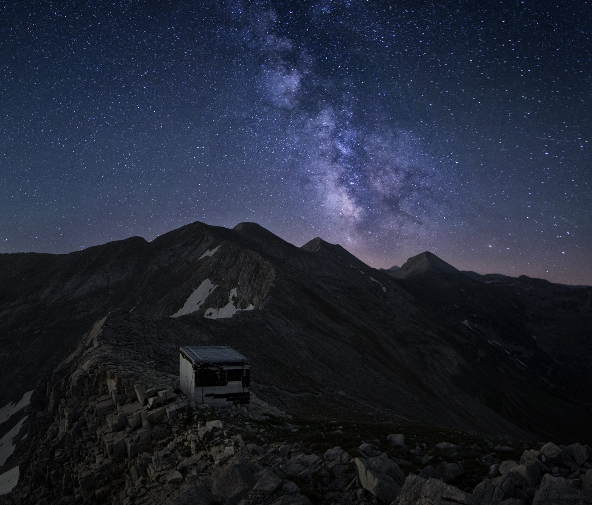 milchstraße bulgarien koncheto wirbel pirin-nationalpark unterkunft sterne geheimnisse