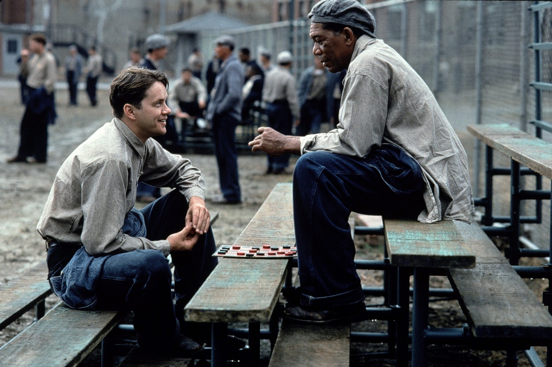 Escape from shawshank the shawshank redemption morgan Freeman