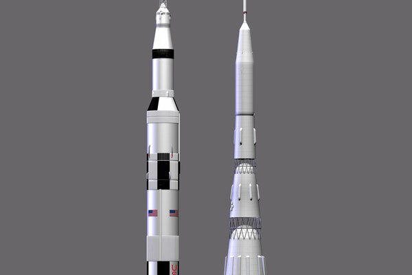 La perfection des pensées scientifiques de l URSS et des États-Unis prêts à quitter la terre