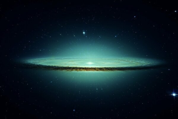 Красивое изображение звезд в галактике