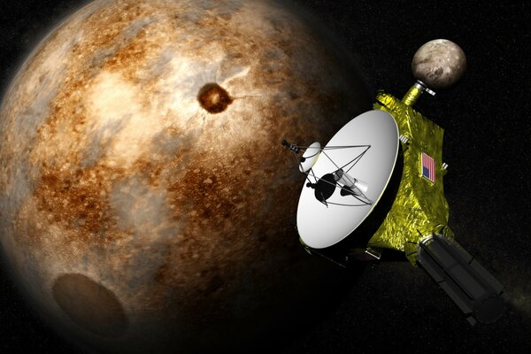 Station interplanétaire automatique au-dessus de Pluton