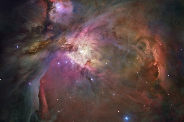 Cosmic view, stars of the Orion constellation