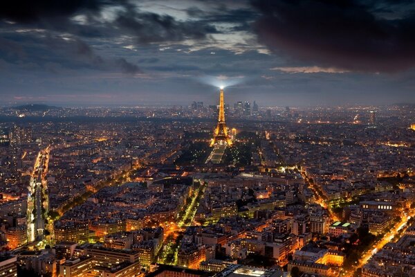 Paris at night is especially beautiful and fascinating