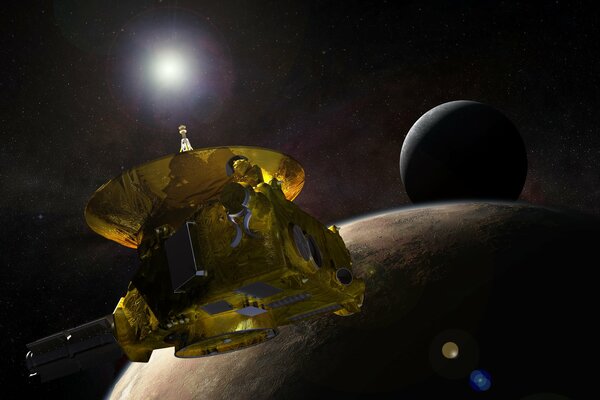 Automatische interplanetare Station, New Horizons auf dem Weg zum Pluto
