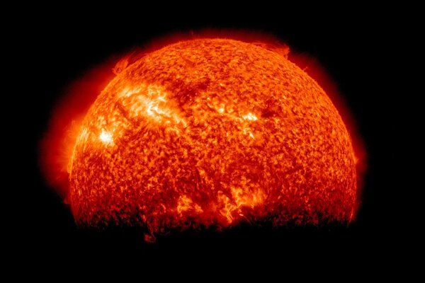 Una stella di nome sole prominenza