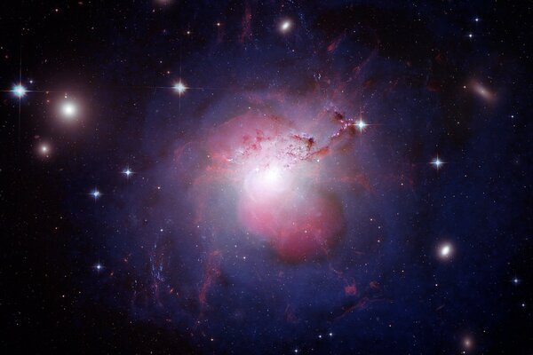 NGC galaxy in outer space