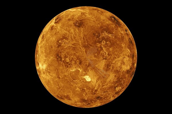 Die Atmosphäre des roten Planeten Venus