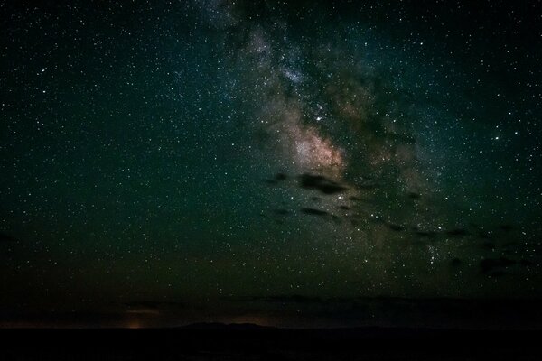 Milky Way and a little cloud cover