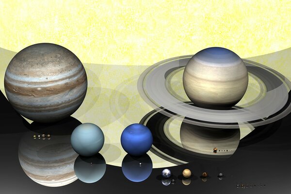 Pianeti del sistema solare a confronto