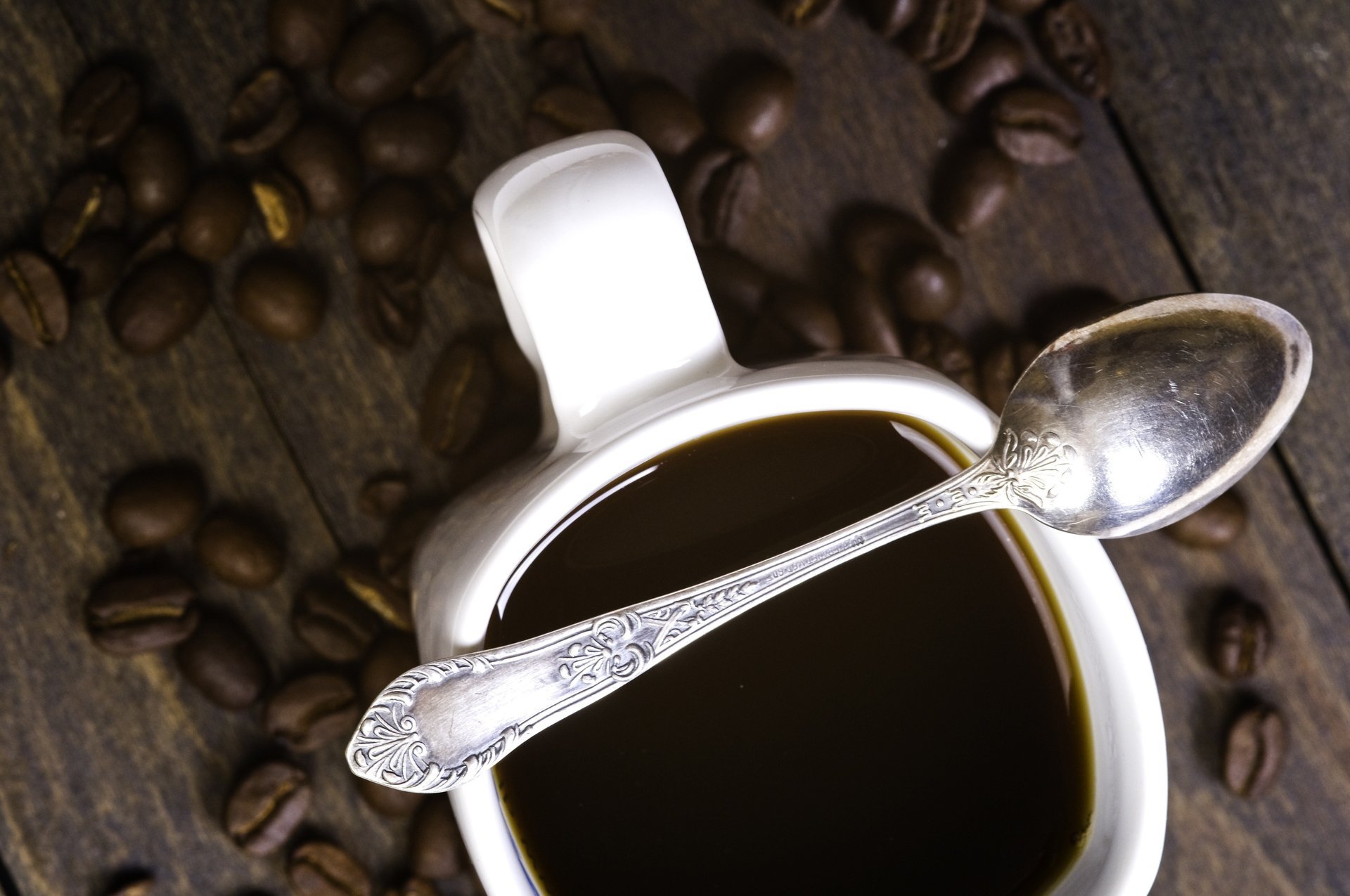 café taza humo