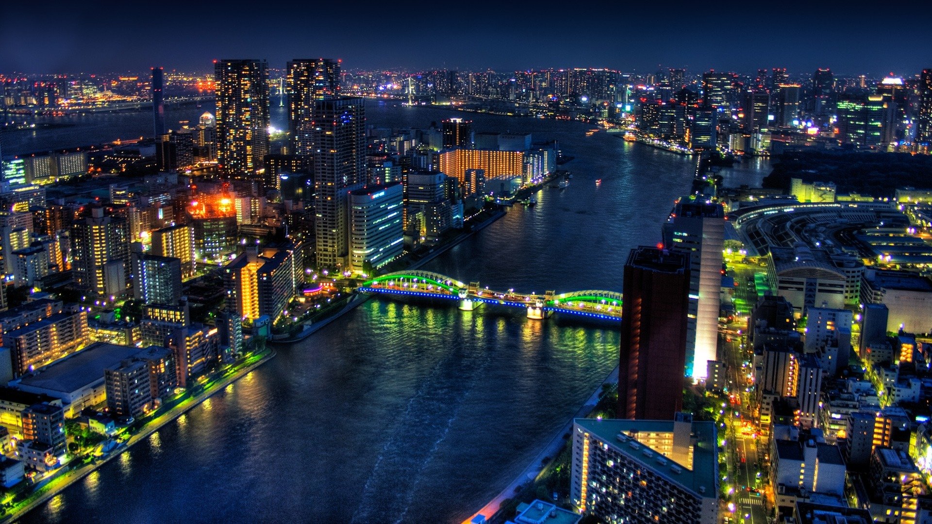 tokio ciudad noche