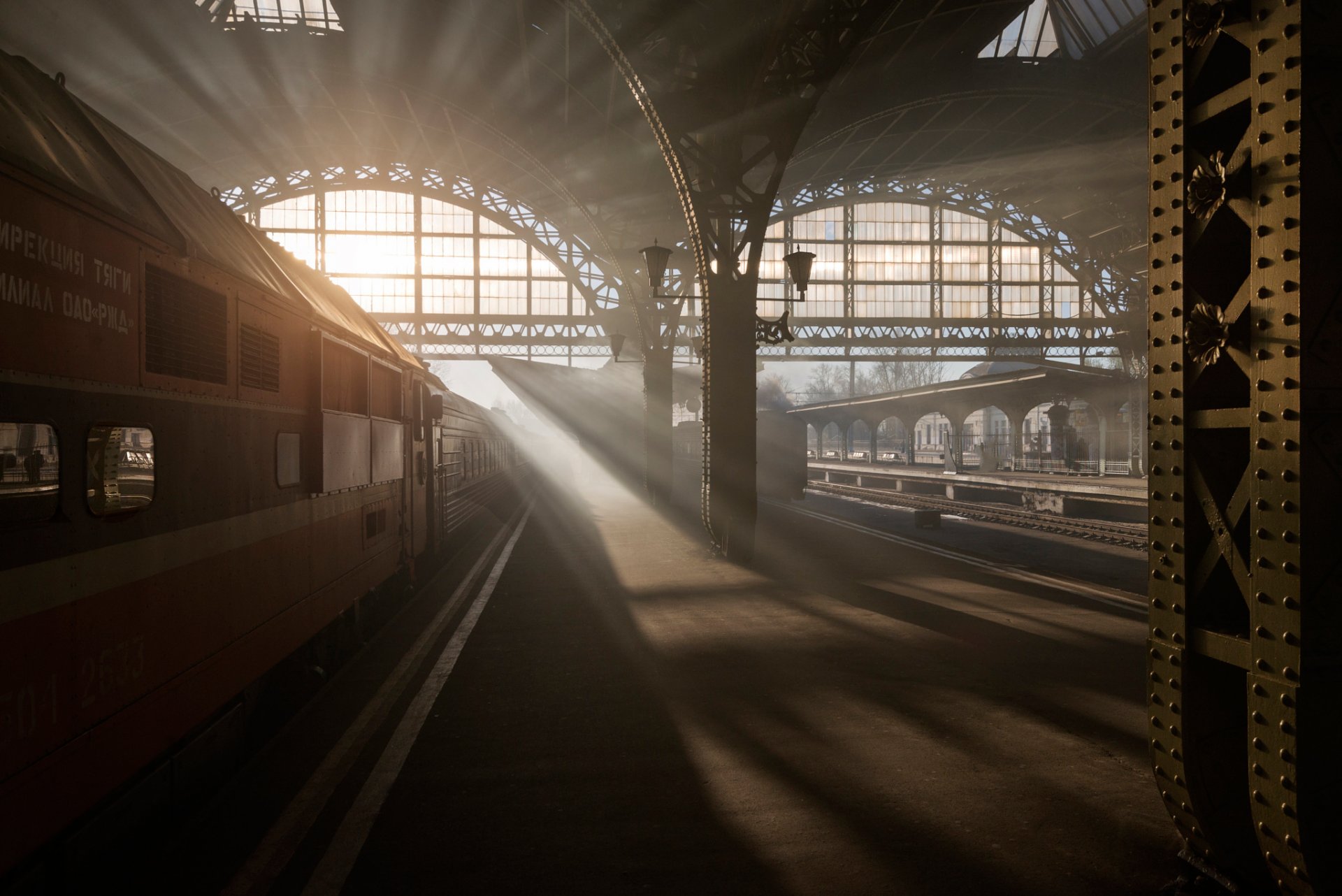 stazione ferroviaria di vitebsk san pietroburgo mattina