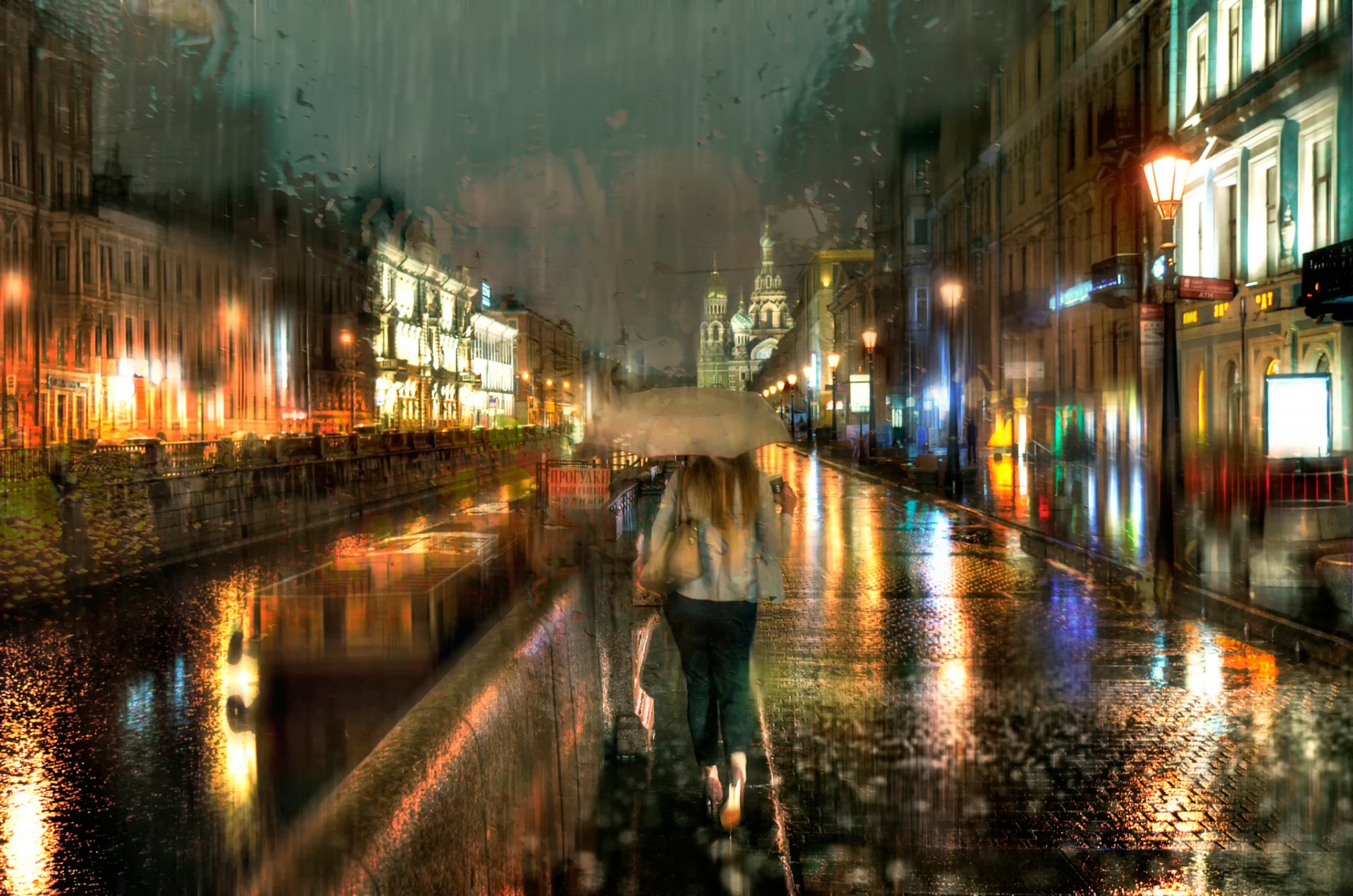lluvia de septiembre san petersburgo otoño septiembre gotas chica paraguas
