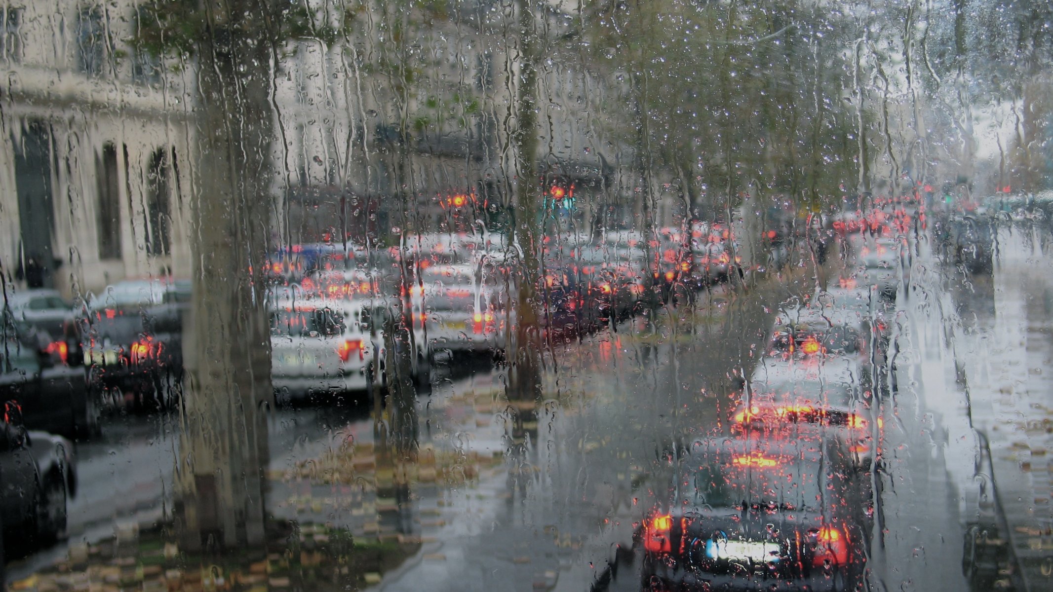 herbst regen paris