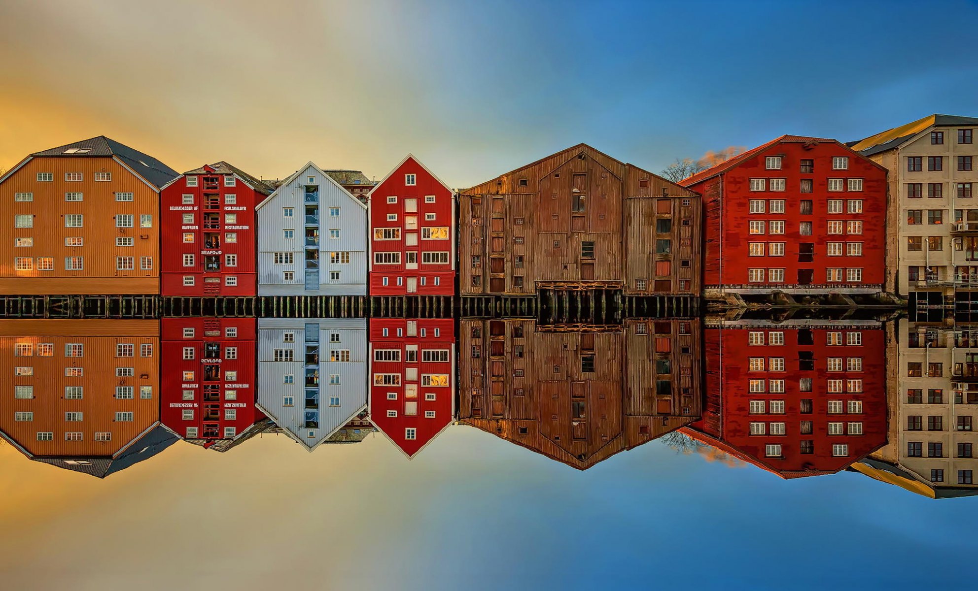 maisons réflexion norvège trondheim