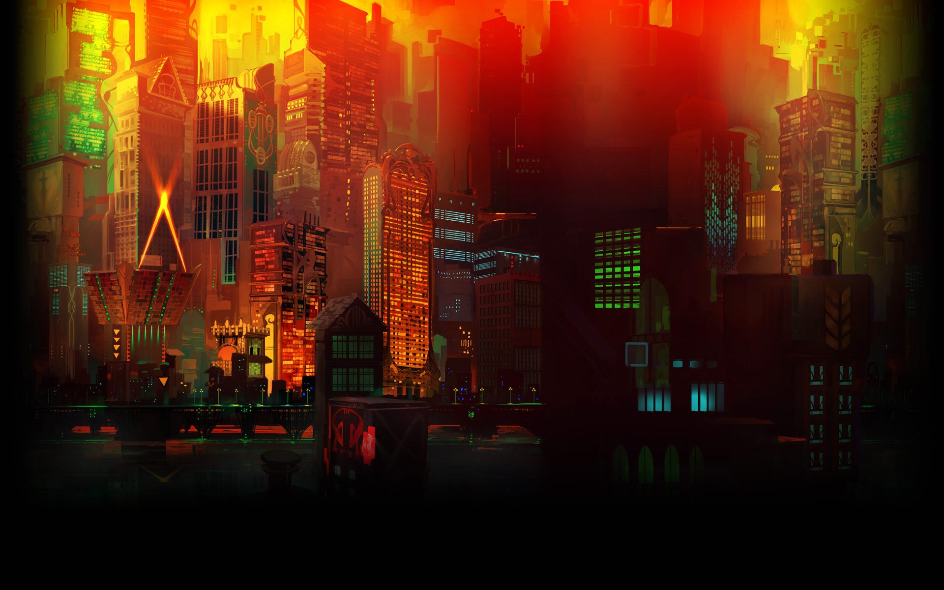 noche luces casa calle transistor fondo cloudbank