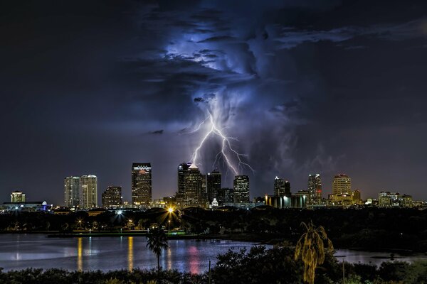 Foudre en Floride