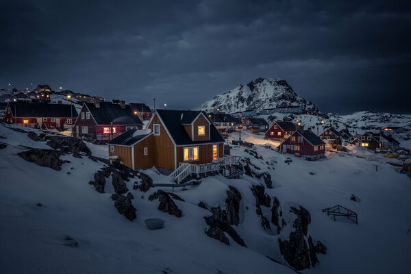 In Grönland fiel der erste weiße Schnee