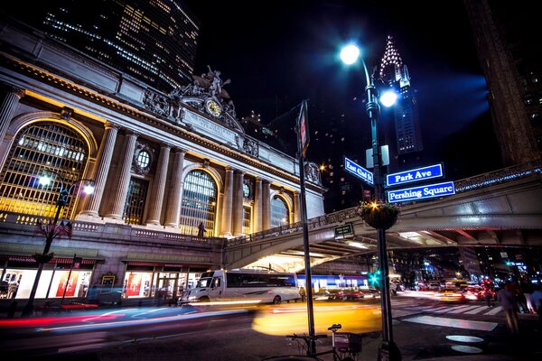 Hauptbahnhof in Manhattan bei Nacht
