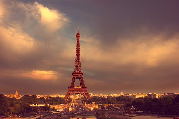 Vista della Torre Eiffel