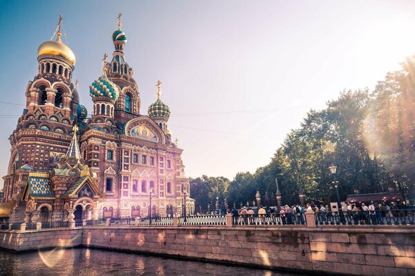 Die Kathedrale des Erlösers auf Blut in St. Petersburg