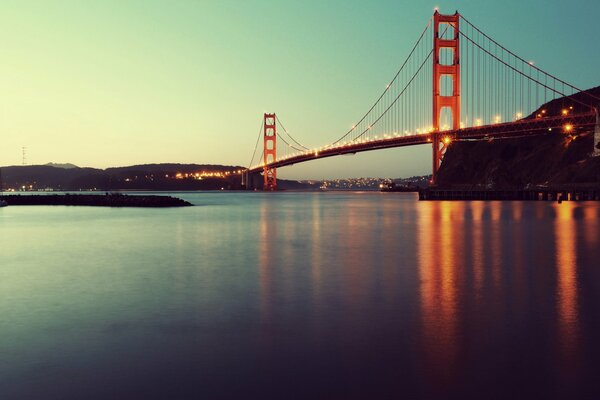 Słynny Most Golden Gate w San Francisco