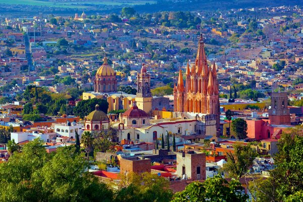 Casas mexicanas, ciudad de San Miguel de Allende