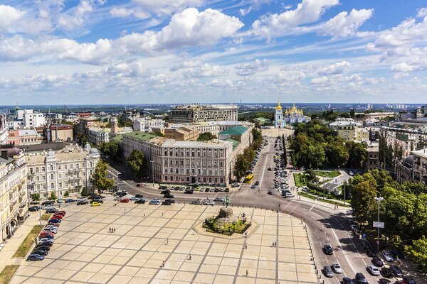 Ukraine. Photos of sights, houses and monuments in Kiev