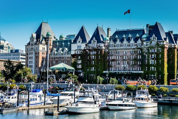 Port Quay in British Columbia