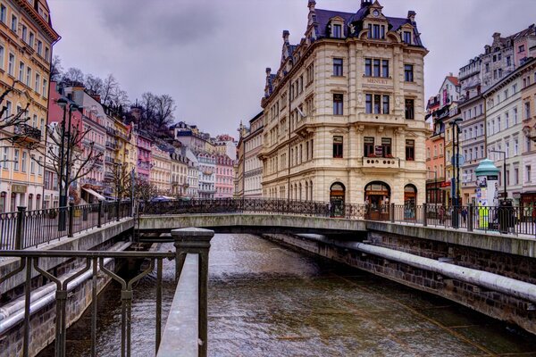 Bridge over water in the Czech Republic