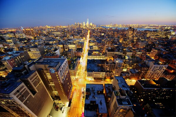 Vista de la ciudad desde arriba