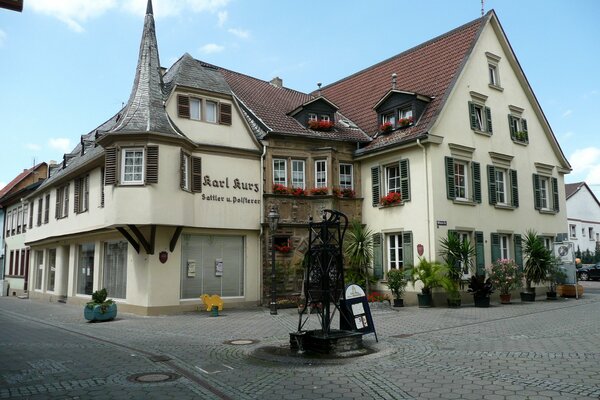 Die Architektur Deutschlands. Schöne Fassade