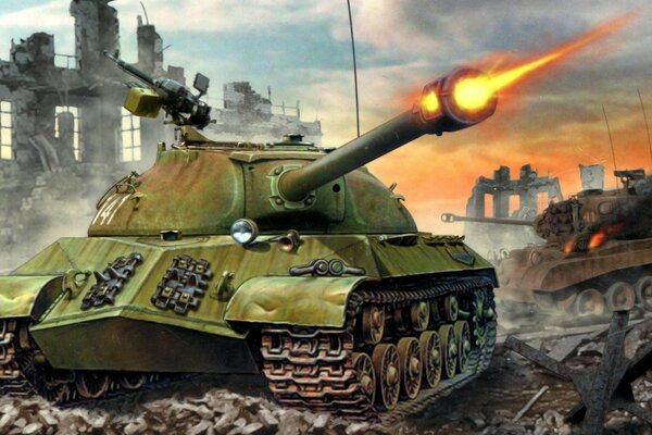 Is-3-tanque legendario de La gran guerra Patriótica