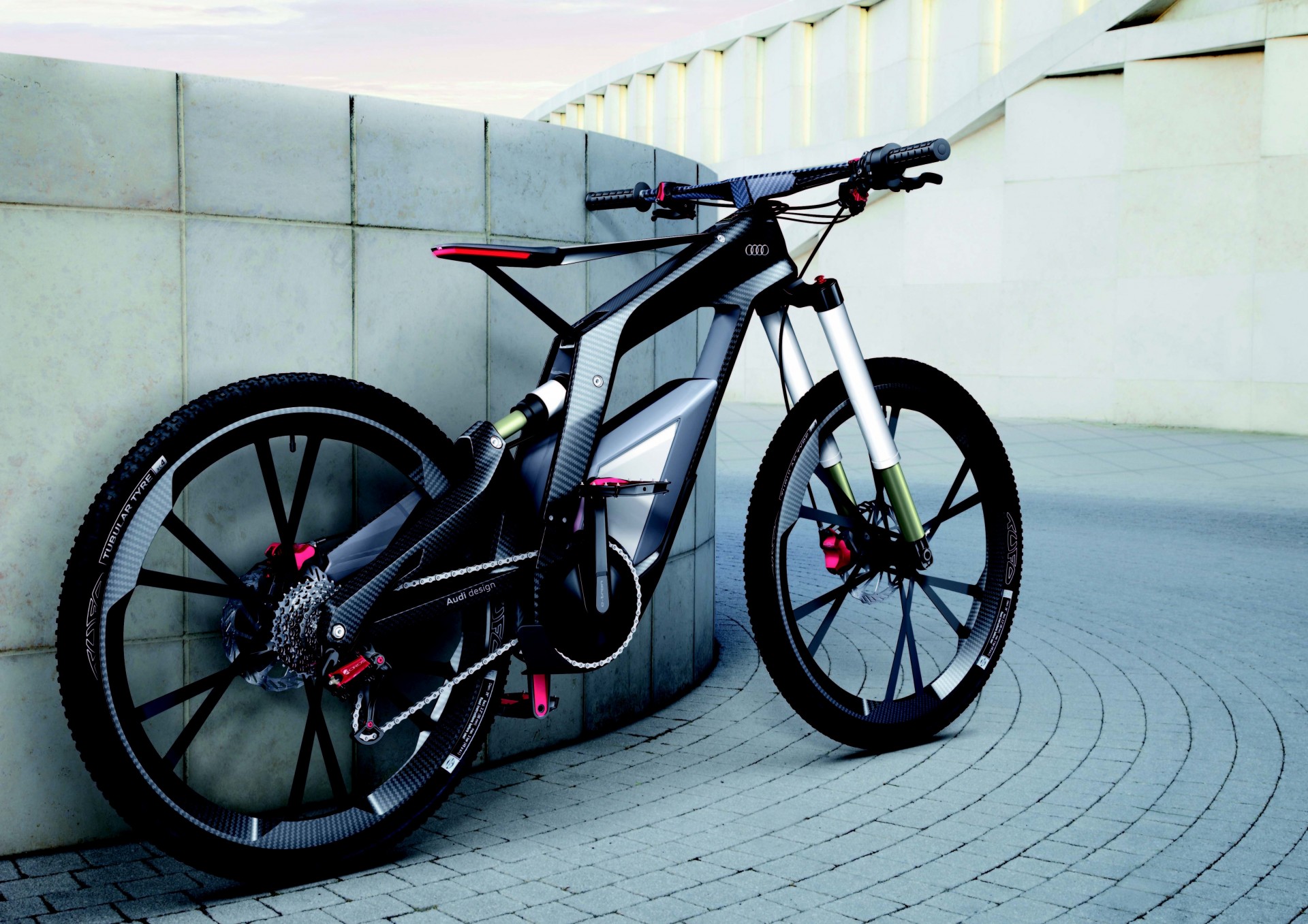 sport audi grauer hintergrund fahrrad carbon