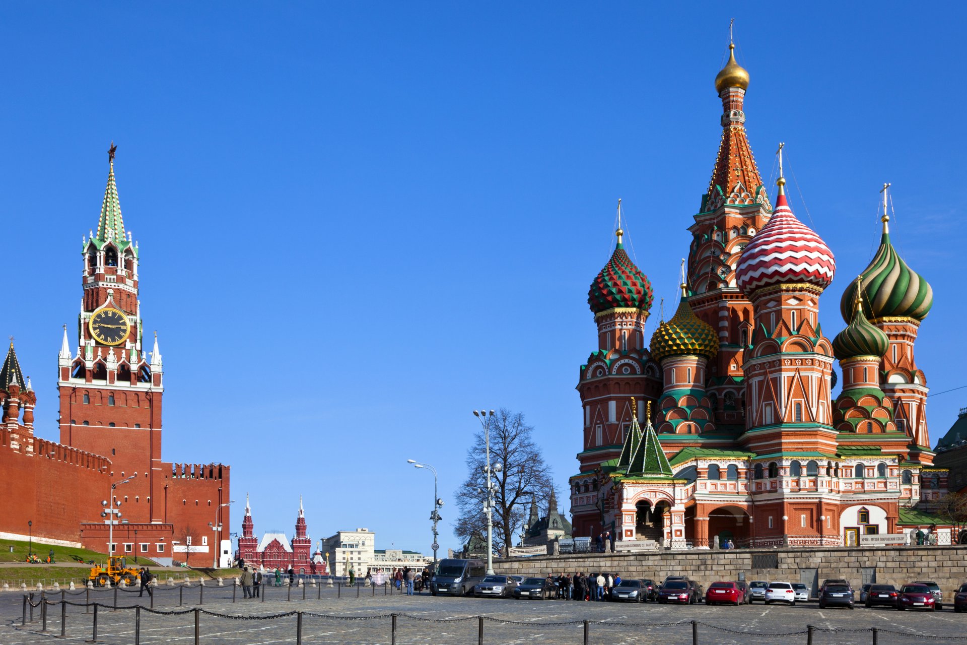 Москва Кремль храм Василия Блаженного красная площадь