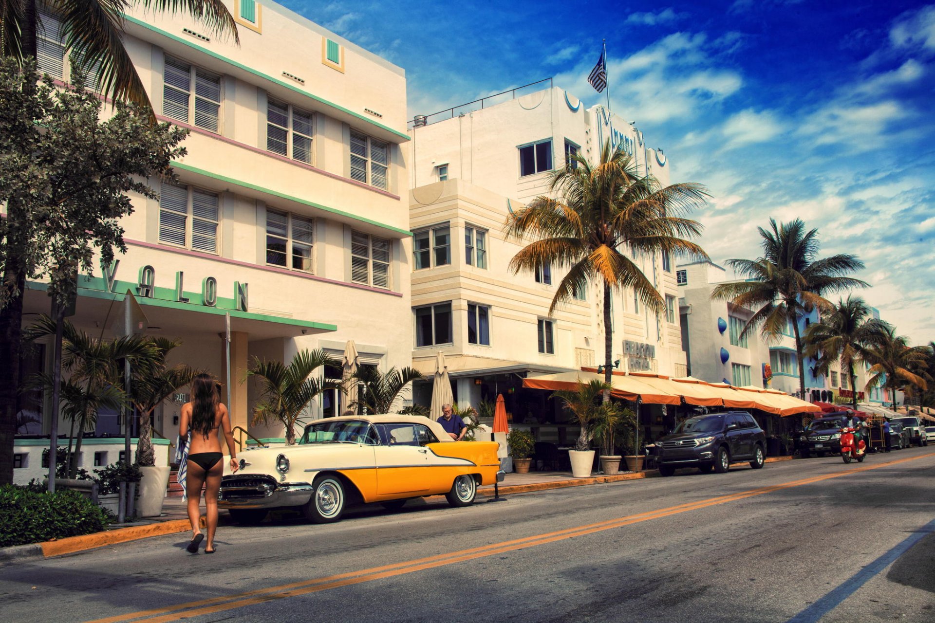 miami florida usa america houses buildings vice city vice city ocean drive